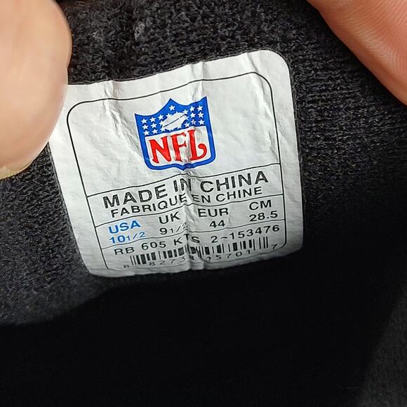 Rare VTG Reebok NFL New York Jets black streetwear sportswear sneakers mens 10.5 - Picture 7 of 8